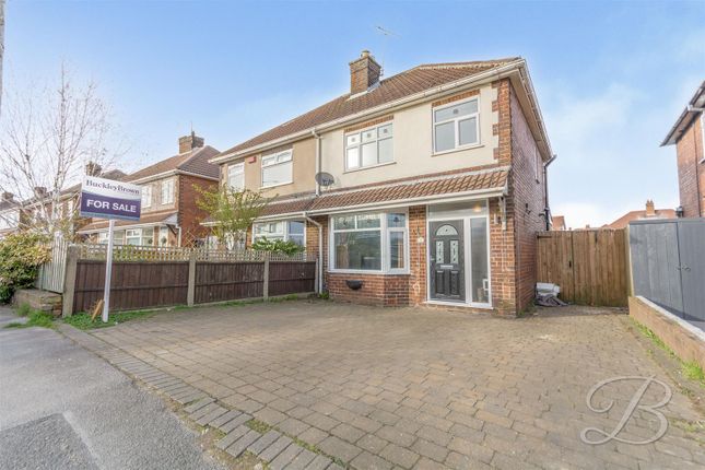 Semi-detached house for sale in Chesterfield Road North, Pleasley, Mansfield