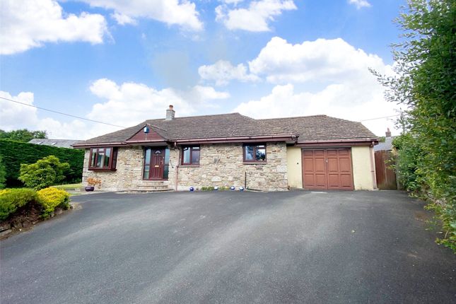 Thumbnail Detached bungalow for sale in George's Paddock, North Hill, Launceston, Cornwall
