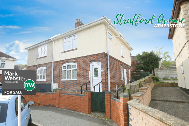 Thumbnail Semi-detached house for sale in Stratford Avenue, Atherstone