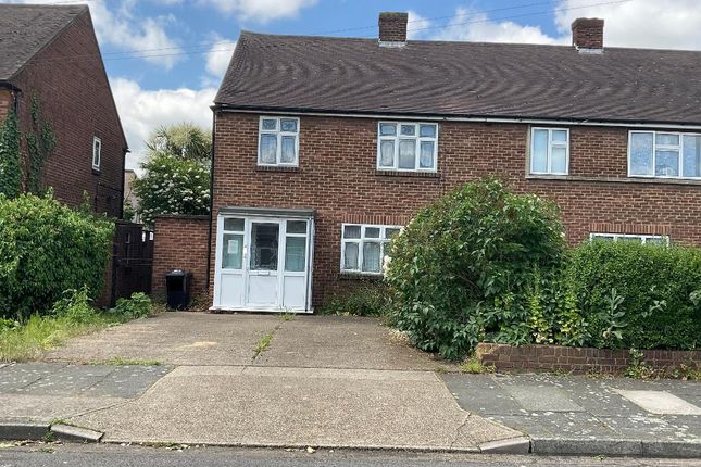 Thumbnail End terrace house for sale in Ullswater Way, Elm Park, Hornchurch, Essex