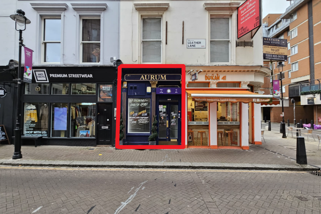 Retail premises to let in Leather Lane, London