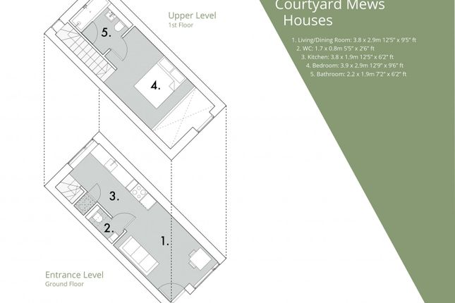 Mews house to rent in St. Johns Road, Altrincham