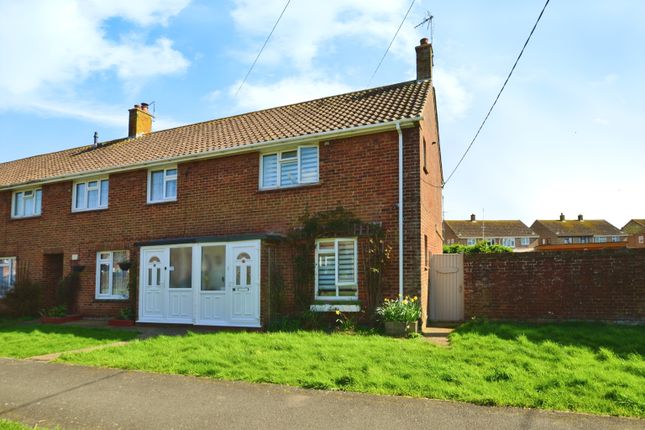 End terrace house for sale in Marsh Crescent, New Romney, Kent