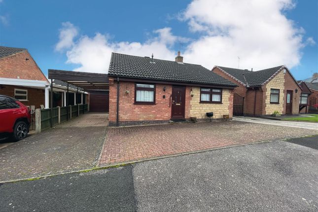 Thumbnail Detached bungalow for sale in Holliers Way, Croft, Leicester
