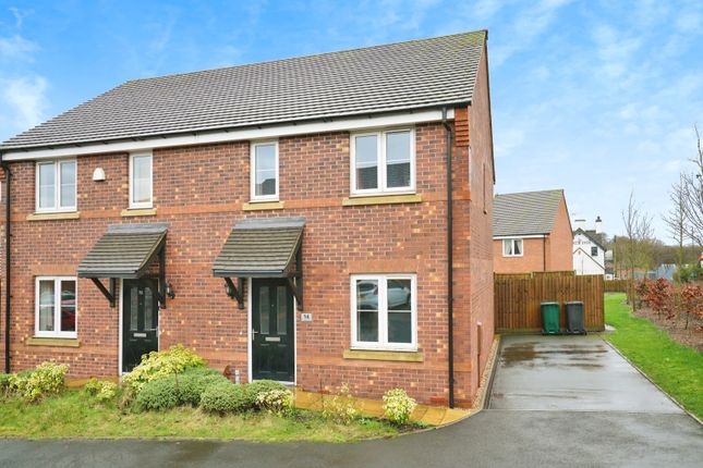 Thumbnail Semi-detached house for sale in Sharcote Drive, Stanton, Burton-On-Trent