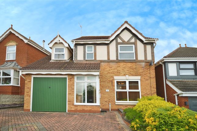 Thumbnail Detached house for sale in Thorpe Downs Road, Church Gresley, Swadlincote, Derbyshire