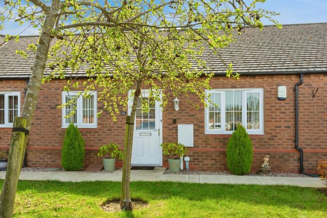 Thumbnail Terraced bungalow for sale in Field Gate Gardens, Glenfield, Leicester