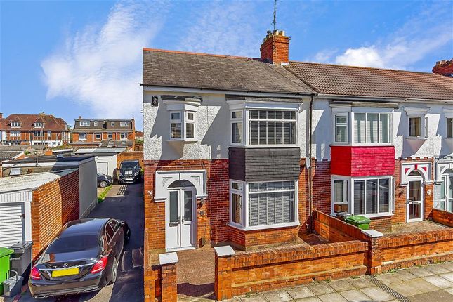 Thumbnail End terrace house for sale in Allcot Road, Copnor, Portsmouth, Hampshire