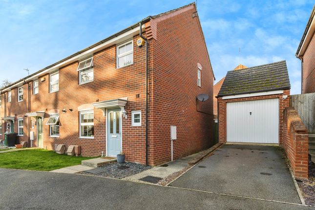 Thumbnail End terrace house for sale in Hillside Gardens, Wittering, Peterborough