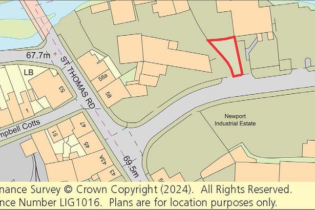 Thumbnail Land for sale in Land At Newport Industrial Estate, Launceston, Cornwall