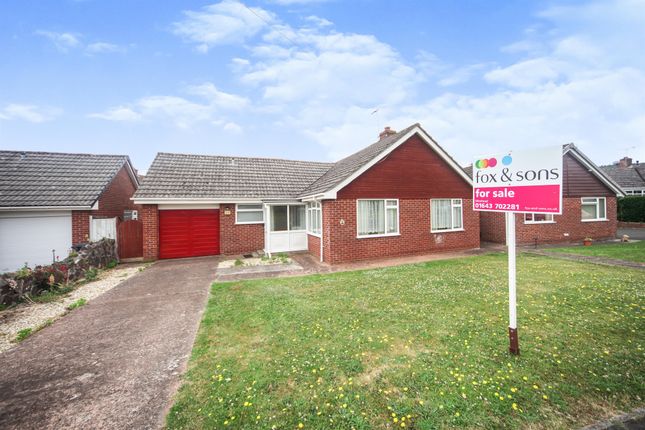 Thumbnail Detached bungalow for sale in West Park, Minehead