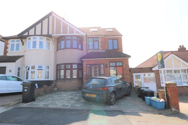 Thumbnail Semi-detached house to rent in Rushden Gardens, Ilford, Essex