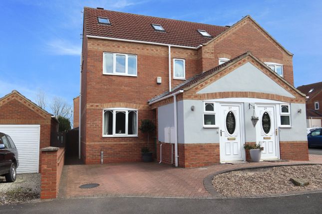 Thumbnail Semi-detached house for sale in Vagarth Close, Barton-Upon-Humber, North Lincolnshire