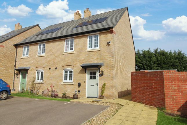 Semi-detached house for sale in Hare Meadow, Great Barford, Bedford