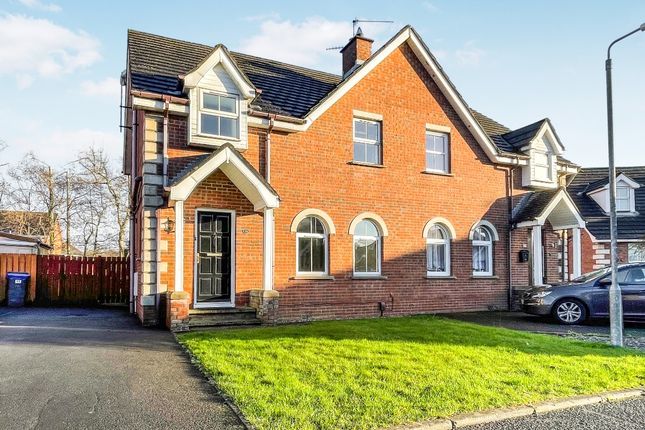 Thumbnail Semi-detached house to rent in The Paddock, Lisburn