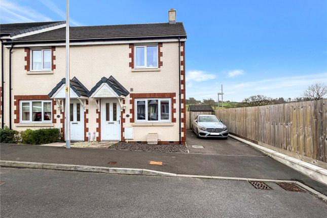 Thumbnail End terrace house for sale in Old Market Place, Holsworthy, Devon