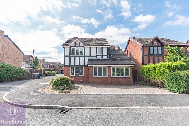 Thumbnail Detached house for sale in Broadwell Drive, Leigh, Greater Manchester.