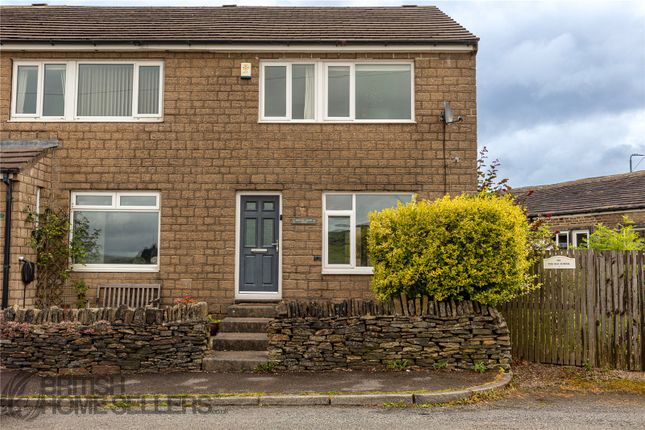 Thumbnail End terrace house for sale in Bowling Green Court, Stainland, Halifax, West Yorkshire