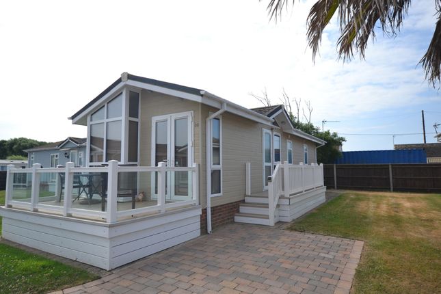 Thumbnail Mobile/park home for sale in 28 Pebble Beach Park, Warners Lane, Selsey, West Sussex