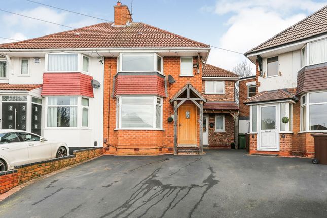 Thumbnail Semi-detached house for sale in Wentworth Road, Solihull, West Midlands