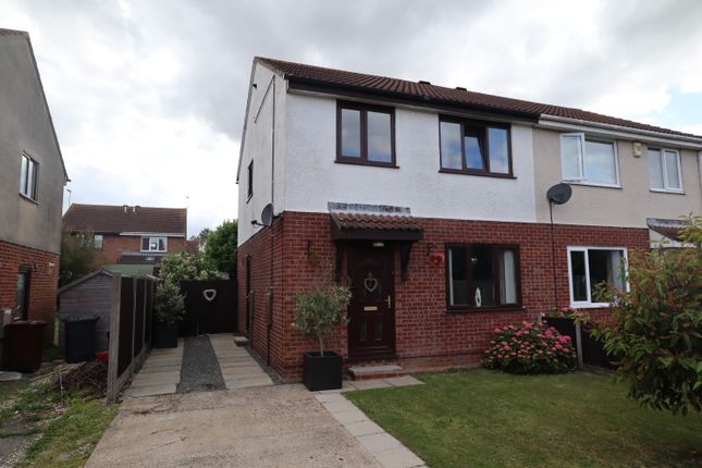 Thumbnail Semi-detached house for sale in Swayne Close, Lincoln