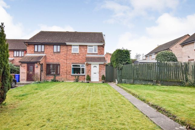 Thumbnail Semi-detached house for sale in Newbridge Close, West Hallam, Ilkeston