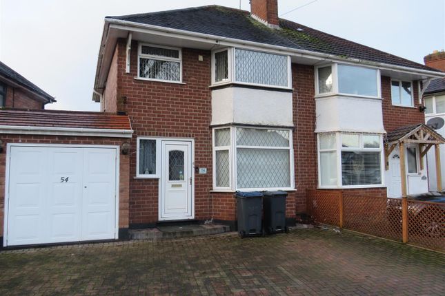 Thumbnail Semi-detached house for sale in Bosworth Road, South Yardley, Birmingham