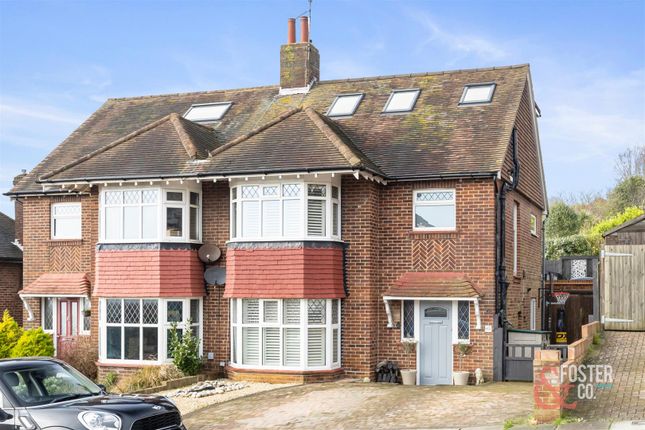 Thumbnail Semi-detached house for sale in Queen Victoria Avenue, Hove
