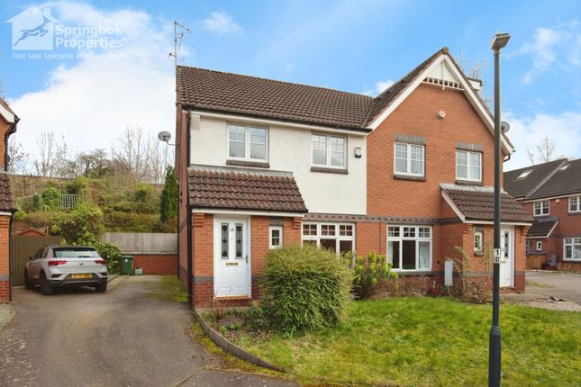 Thumbnail Semi-detached house for sale in Woodmill Meadow, Kenilworth, Warwickshire