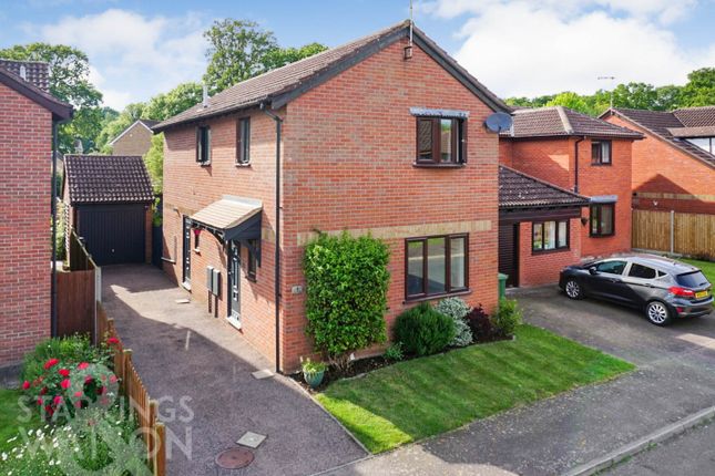 Thumbnail Detached house for sale in Alston Close, Framingham Earl, Norwich