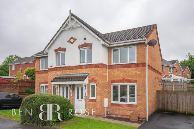Thumbnail Semi-detached house for sale in Woodlark Drive, Chorley