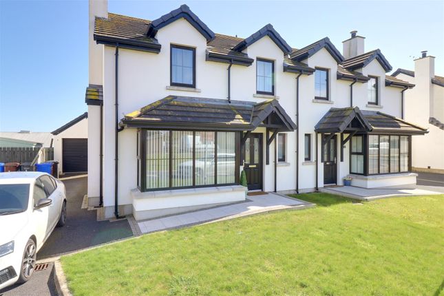 Semi-detached house for sale in 9 Cranmore Point, Kircubbin, Newtownards