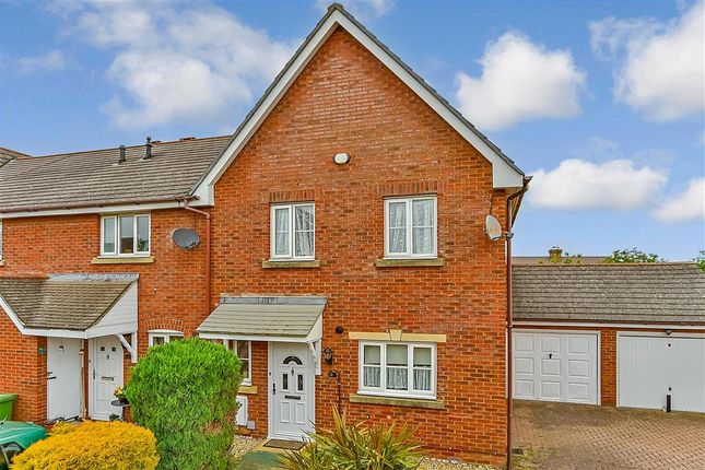 Thumbnail End terrace house for sale in Feldspar Close, Sonora Fields, Sittingbourne, Kent