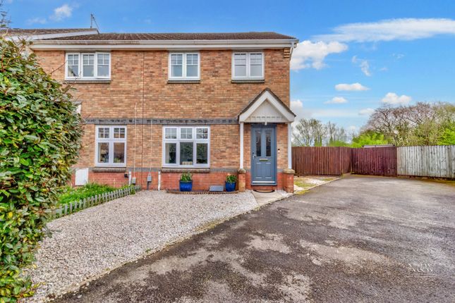 Thumbnail End terrace house for sale in Lodwick Rise, St. Mellons, Cardiff.
