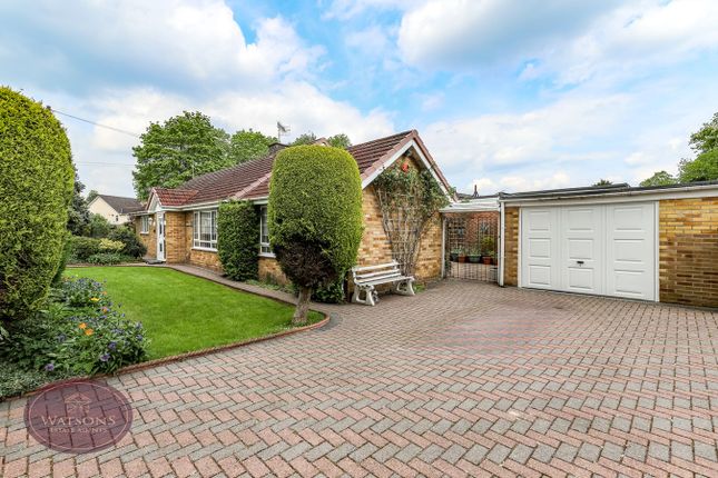 Detached bungalow for sale in Meadow Close, Eastwood, Nottingham
