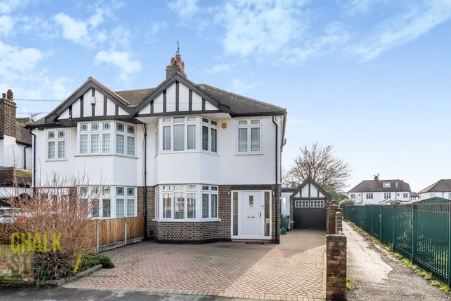 Thumbnail Semi-detached house for sale in Stewart Avenue, Upminster