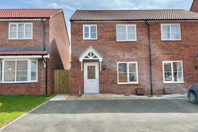 Thumbnail Semi-detached house for sale in Heron Crescent, Melton Mowbray