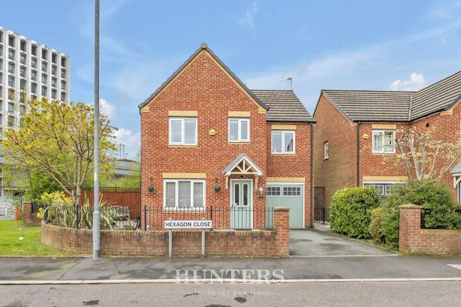 Thumbnail Detached house for sale in Hexagon Close, Manchester