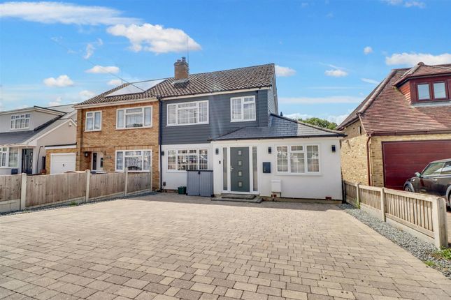 Thumbnail Semi-detached house for sale in Church End Lane, Runwell, Wickford