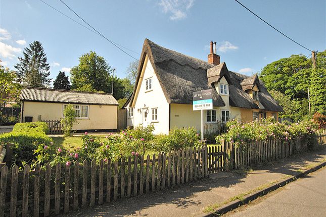 Thumbnail Cottage for sale in The Street, Stradishall, Newmarket