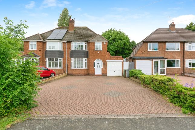 Thumbnail Semi-detached house for sale in Ulverley Green Road, Solihull, West Midlands