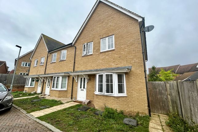 Thumbnail End terrace house to rent in Flora Way, Rochester, Kent