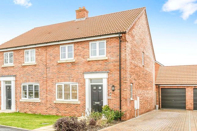 Thumbnail Semi-detached house for sale in Steve Read Way, Horsford, Norwich