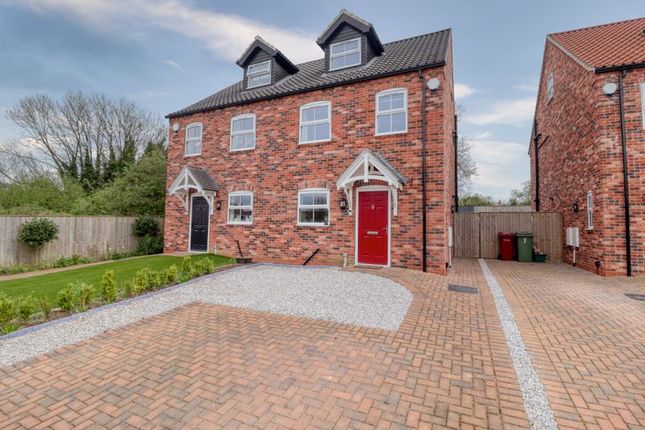 Thumbnail Semi-detached house for sale in Oades Close, Crowle, Scunthorpe