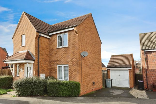 Thumbnail Detached house for sale in Hudson Way, Grantham