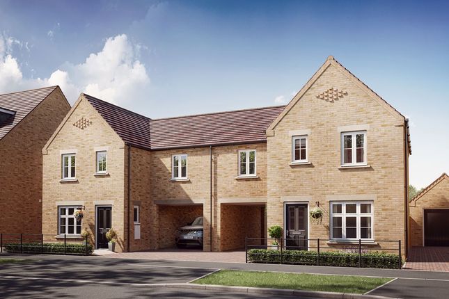 Thumbnail Semi-detached house for sale in "The Amersham - Plot 151" at Taylor Wimpey At West Cambourne, Dobbins Avenue, West Cambourne