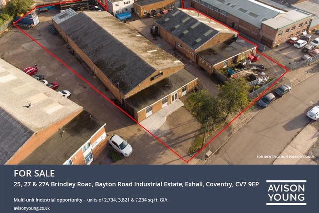 Thumbnail Industrial for sale in Units 25, 27 &amp; 27A, Brindley Road, Exhall, Coventry, West Midlands