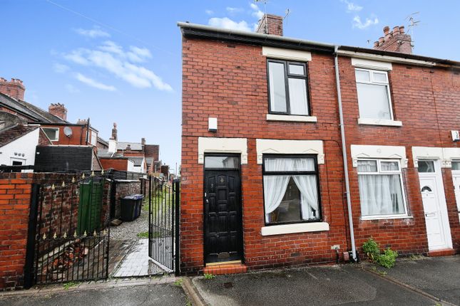 Thumbnail End terrace house for sale in Garnett Road East, Porthill, Newcastle