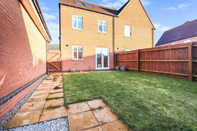 Semi-detached house for sale in William Spencer Avenue, Sapcote, Leicestershire