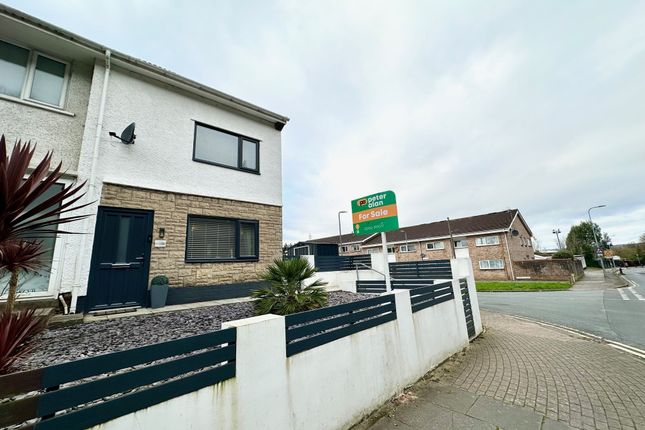 Thumbnail End terrace house for sale in Michaelston Road, Cardiff